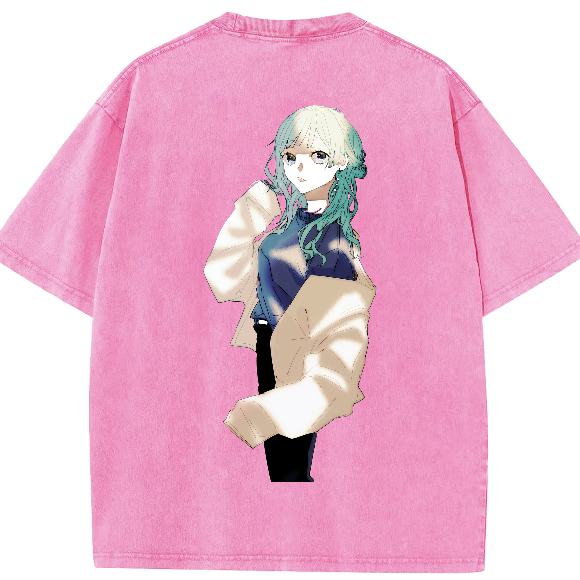 （画像用） 呪術廻戦 Jujutsu Kaisen 綿100% ヴィンテージ風 半袖Tシャツ（背面プリント）